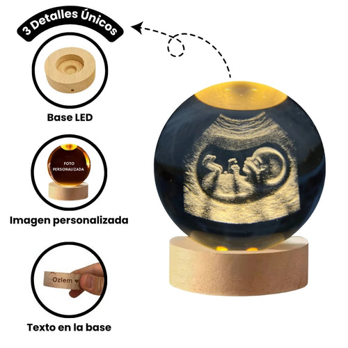 Esfera Personalizada - Grabado Láser 3D.